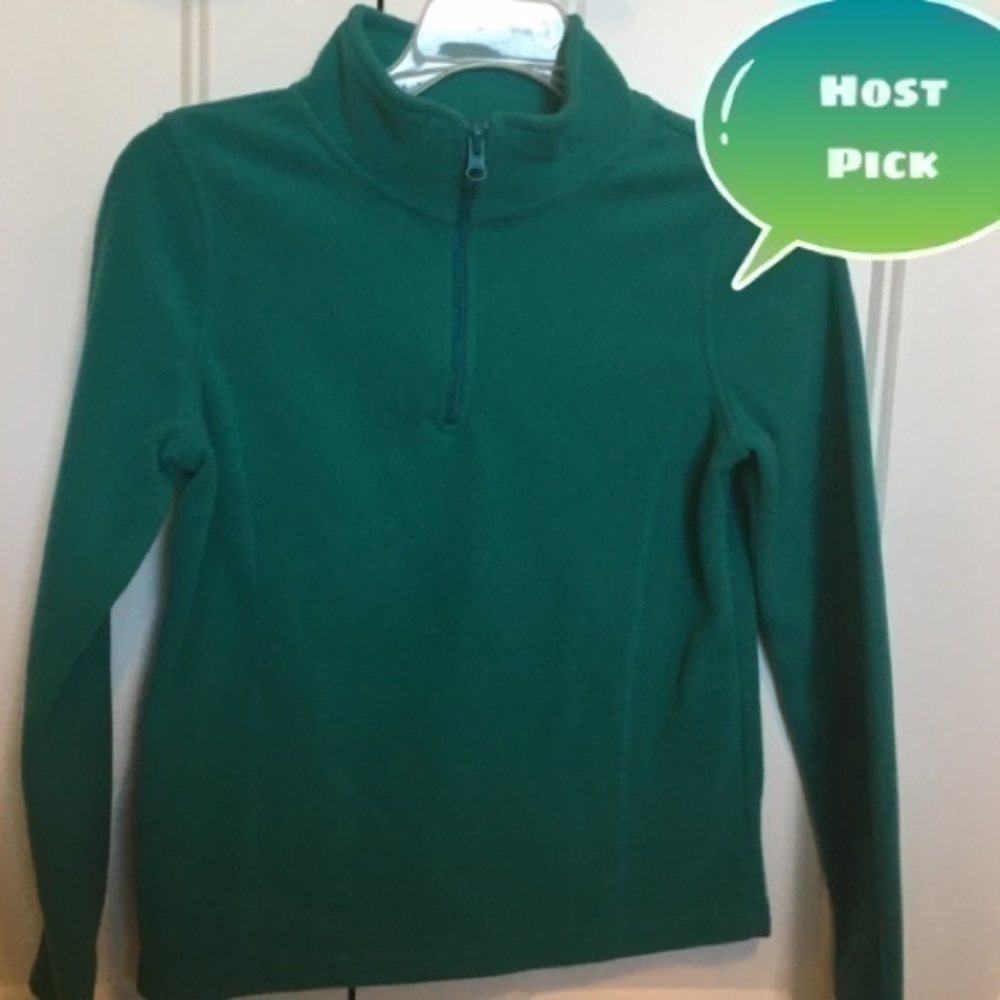 Old Navy Girls size 10/12  green fleece